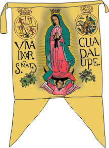 [Banner of the Virgen de Guadalupe flown by Miguel Hidalgo y Costilla: 1810. By Juan Manuel Gabino villascán]